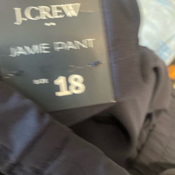 NEW J.Crew Maternity Jamie Crepe Pants Trousers Women’s Sz 20 Navy Blue Ankle - Picture 9 of 16